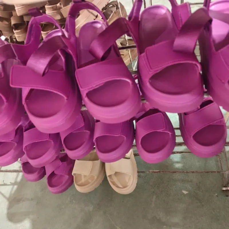 Sandalias Casual Mujer 2025 - Zapatos Plataforma Playa Outdoor Alta Calidad