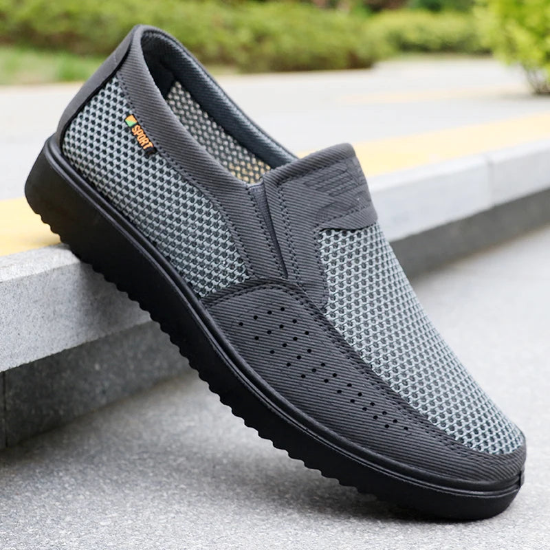 Zapatos Hombre Slip-On Transpirables - Casual Ligeros Walking Outdoor Pesca Parque Ejercicio