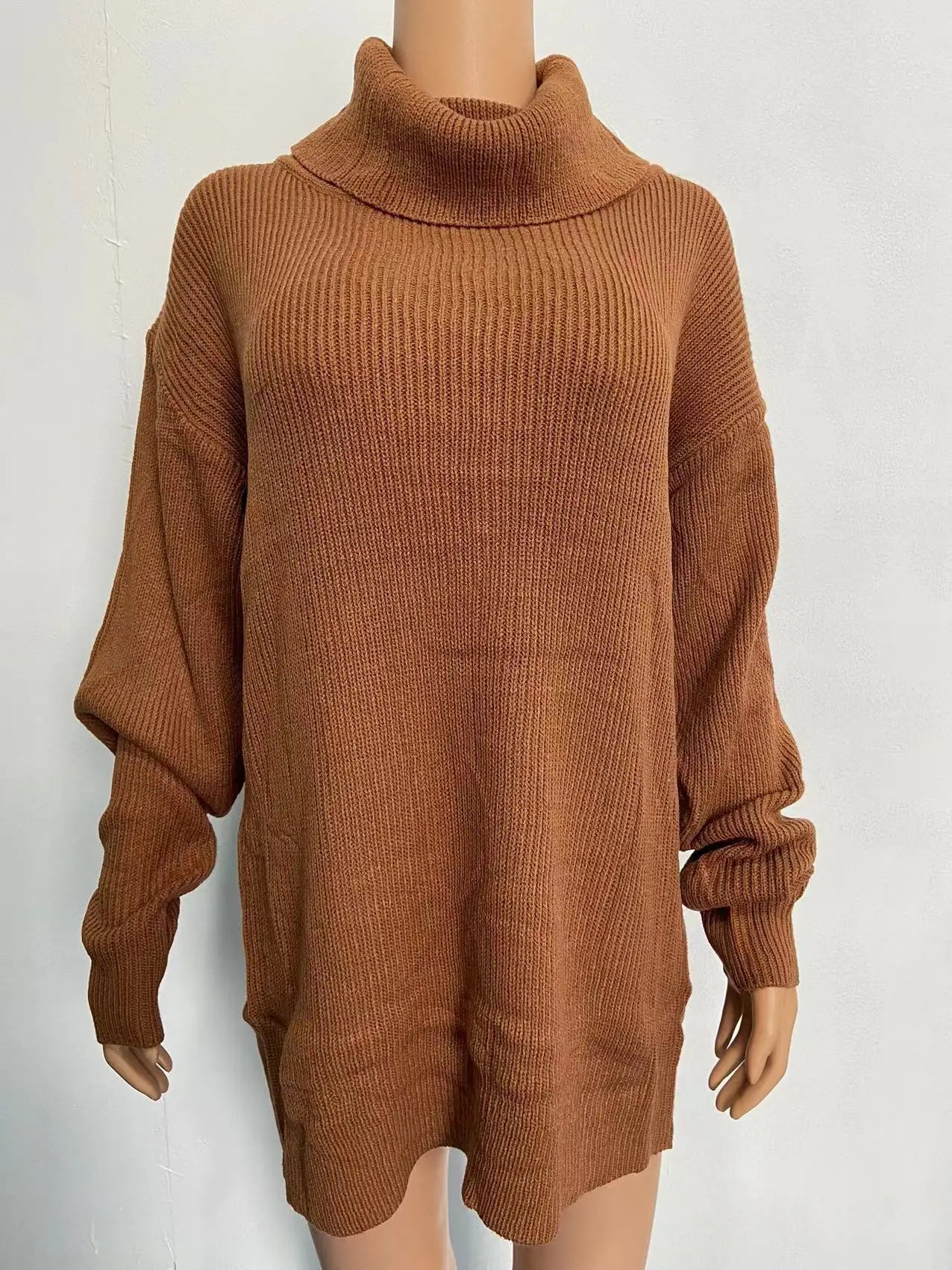 Suéter Mujer Cuello Alto Oversize - Jersey Cálido Otoño Invierno