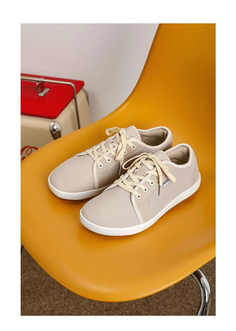 Zapatos Hombre Minimalistas Barefoot - Punta Ancha Zero Drop Transpirables Malla Ligeros Walking