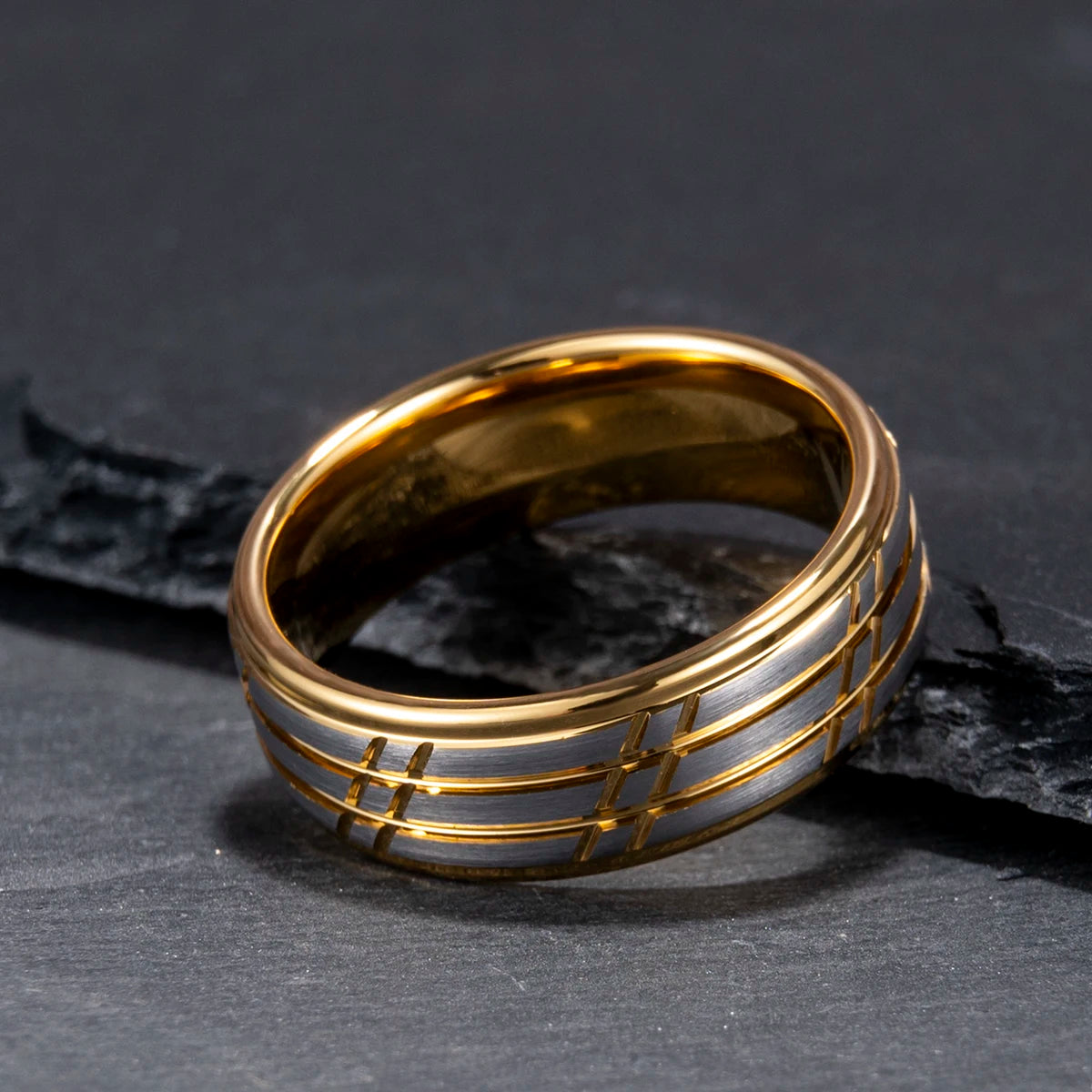 Anillo Vintage Hombre - Estilo Retro Punk Lujo