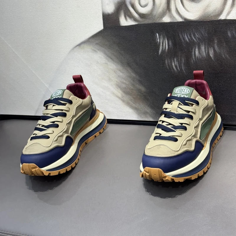 Sneakers Hombre Platform Deportivos - Sport Leisure Casual Antideslizantes Fashion Resistentes Loafers