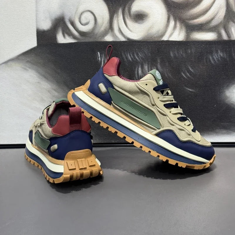 Sneakers Hombre Platform Deportivos - Sport Leisure Casual Antideslizantes Fashion Resistentes Loafers