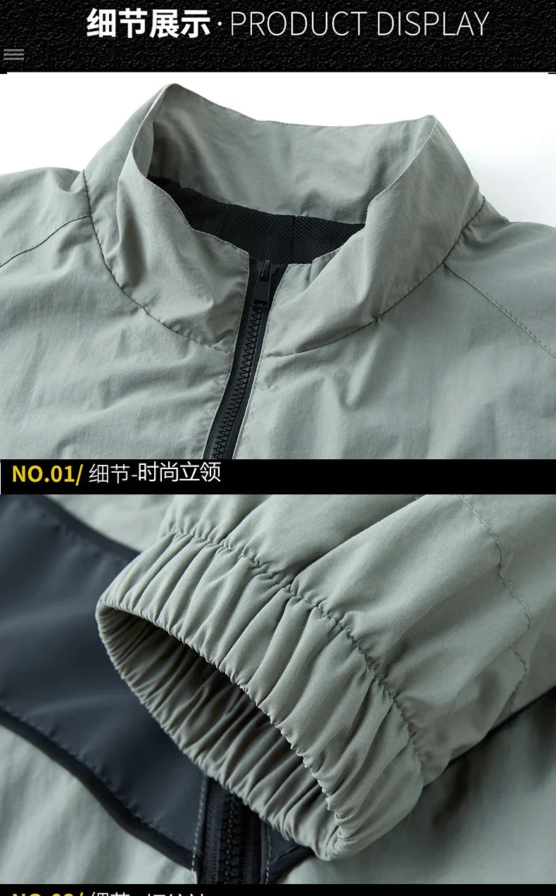 Chaqueta Bomber Vintage Hombre - Jacket Reflectante Capucha Verde