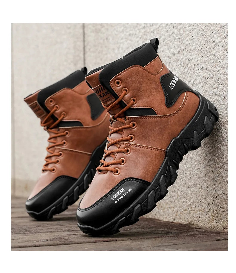 Botas Hombre Montañismo Deportivas - Casual Outdoor Senderismo Trendy Fashion Street Versátiles