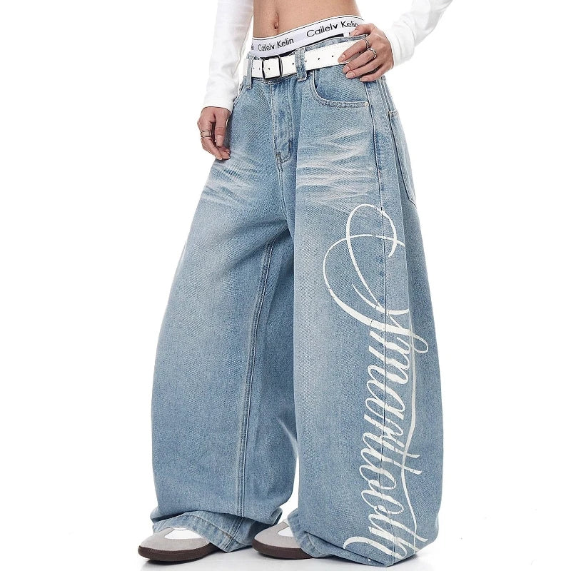 Vaqueros Mujer Y2K Rotos Vintage - Jeans Pierna Ancha Streetwear Unisex