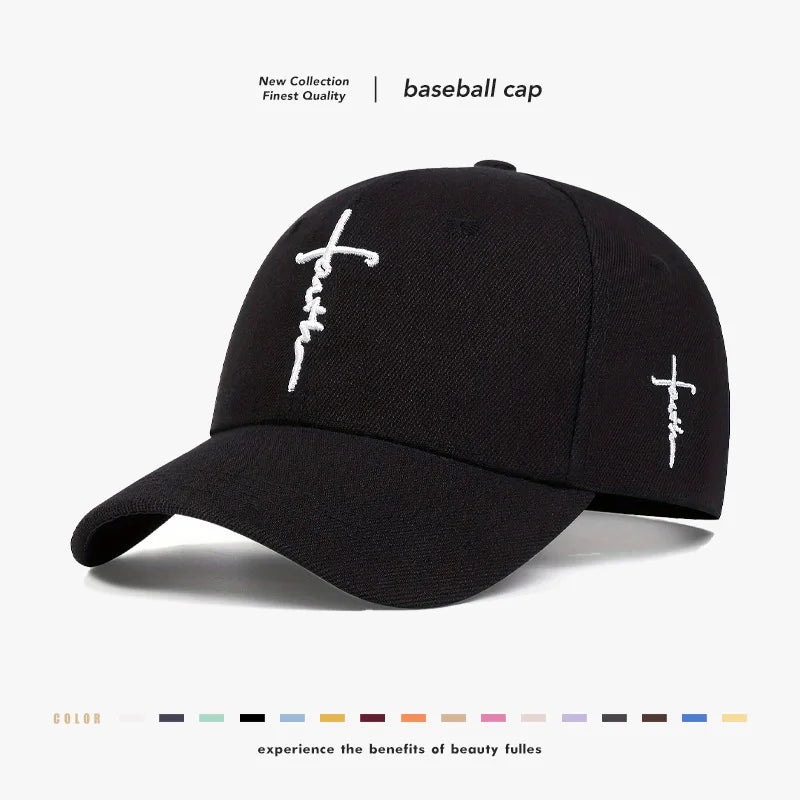 Gorra Baseball Cap Faith Bordado - Ajustable Hip Hop Streetwear