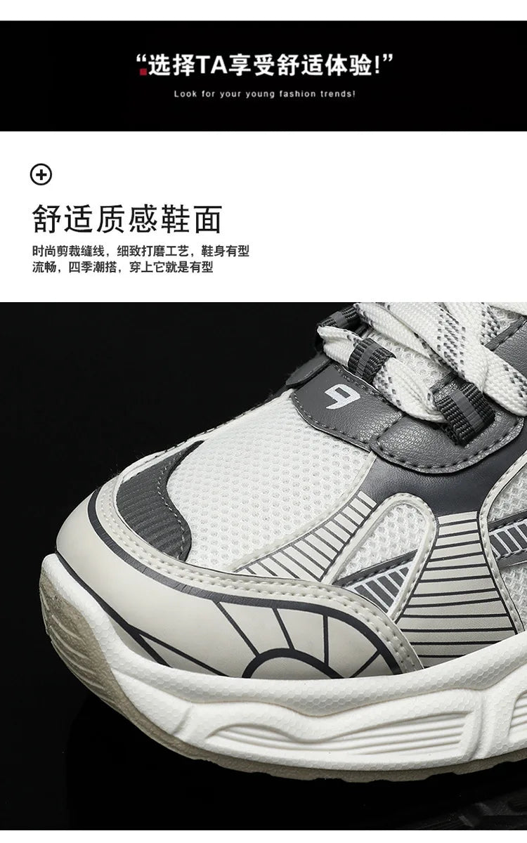 Sneakers Plataforma Mujer Tendencia - Zapatillas Ligeras Transpirables Running