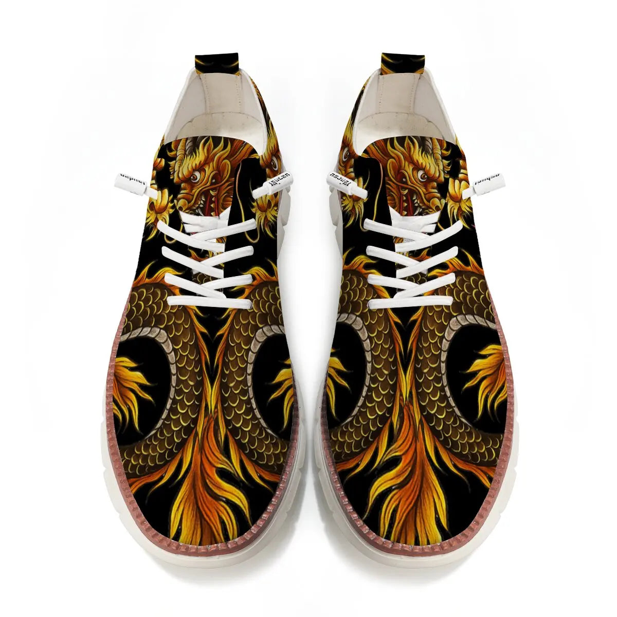 Zapatos Hombre Casual Clásicos - Transpirables Brogue Planos Acolchados Vestir Sneakers Ligeros