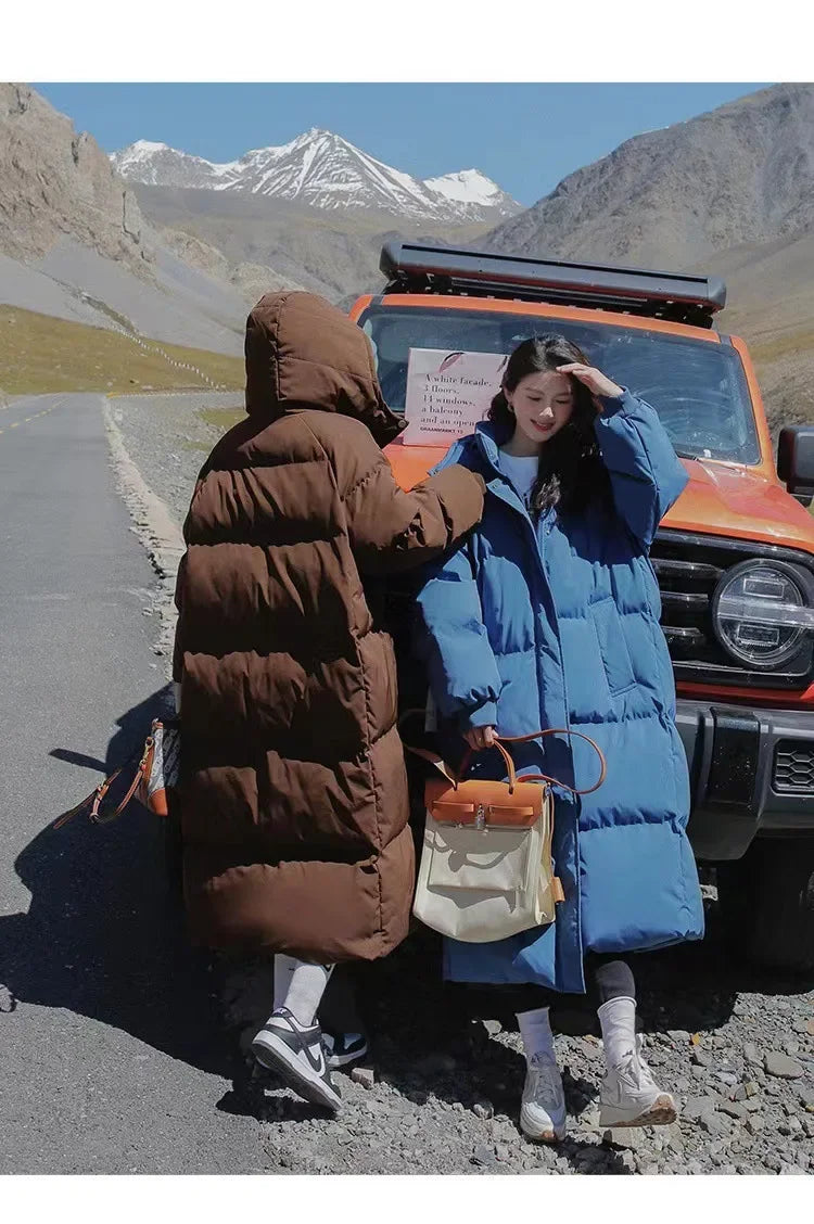 Abrigo Algodón Mujer Largo - Abrigo Pan Capucha Invierno 2025