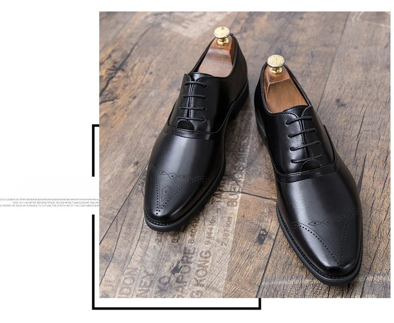 Zapatos Boda Hombre Loafers Borlas - Cuero Slip-On Vestir Business Estilo Británico Formal