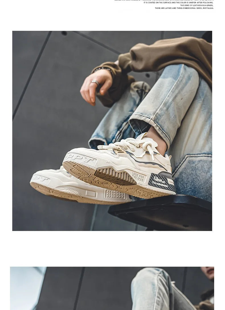 Sneakers Hombre Fashion Otoño - Suela Suave Cómodas Running Tenis Masculino