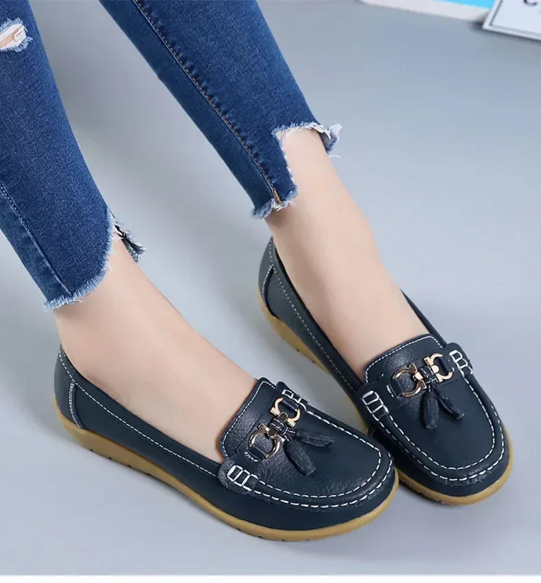 Zapatos Slip-On Mujer Ballet Flats - Moccasins Casual Planos Cómodos