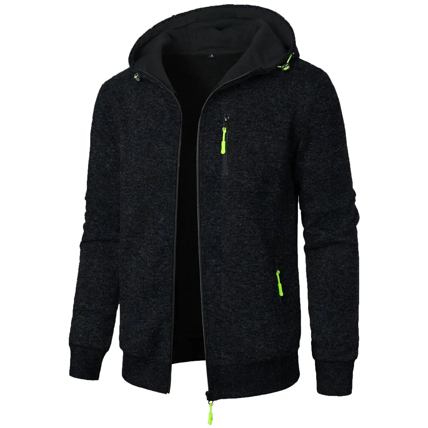 Sudadera Hombre Capucha Deportiva - Chaqueta Cremallera Slim Fit Streetwear