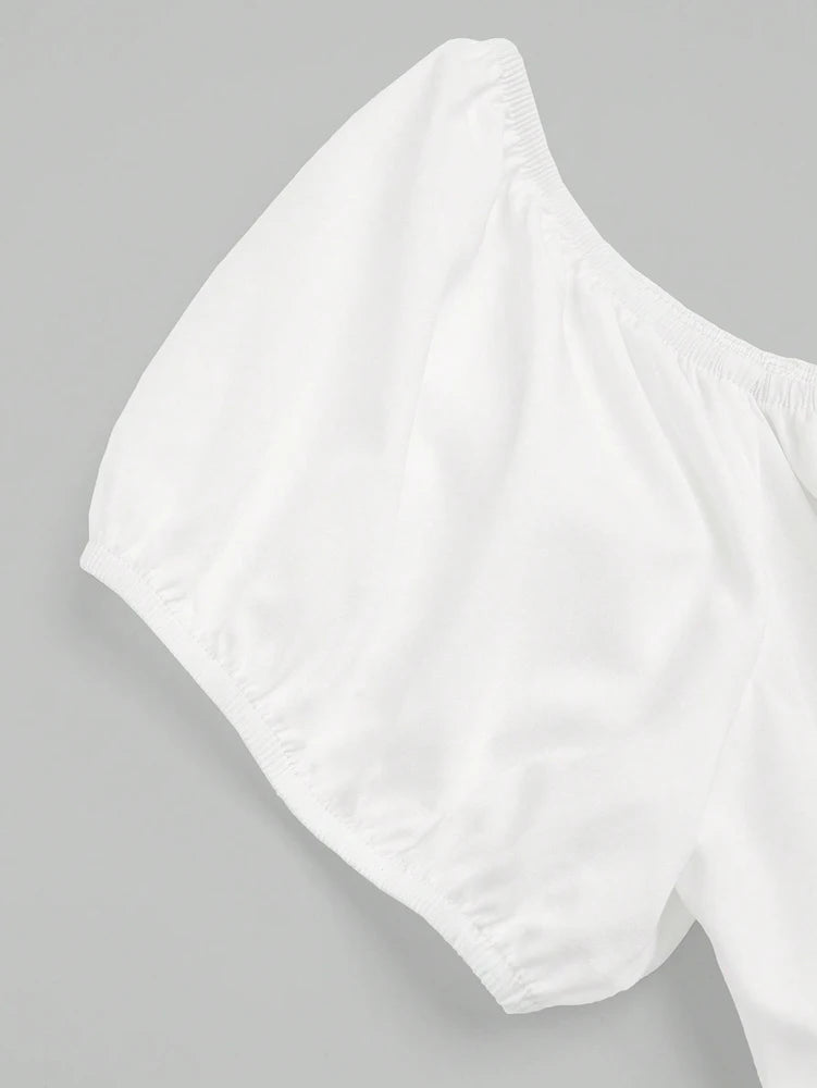 Vestido Mujer Francés Sin Tirantes - Vestido Largo Cintura Alta Elegante