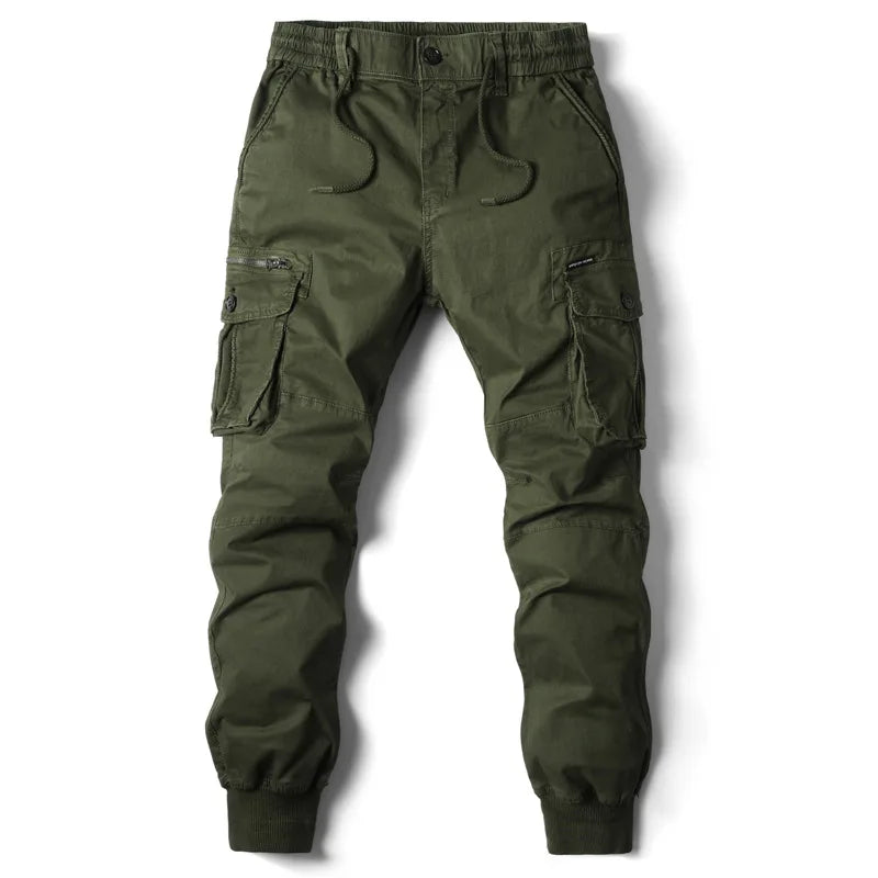Pantalones Cargo Hombre Jogging - Algodón Largo Tácticos Militares