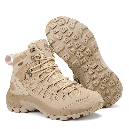 Botas Hombre 2024 Platform - Outdoor Impermeables Casual Sneakers Trabajo Tobillo Senderismo Seguridad Athletic