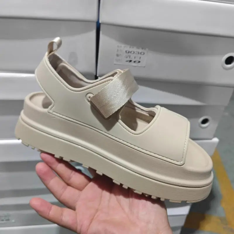 Sandalias Casual Mujer 2025 - Zapatos Plataforma Playa Outdoor Alta Calidad
