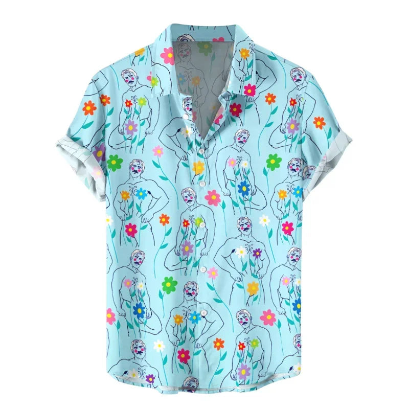 Camisa Hawaiana Hombre Verano - Manga Corta Casual Fashion Suelta Transpirable