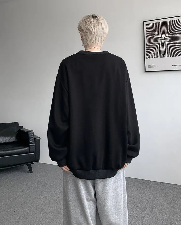 Sudadera Hombre Otoño Invierno - Hoodie Cuello Redondo Casual Outdoor