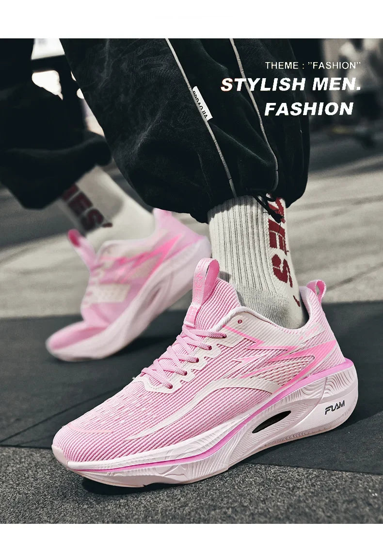 Zapatillas Marathon Profesionales Placa Carbono - Running Competición Verano