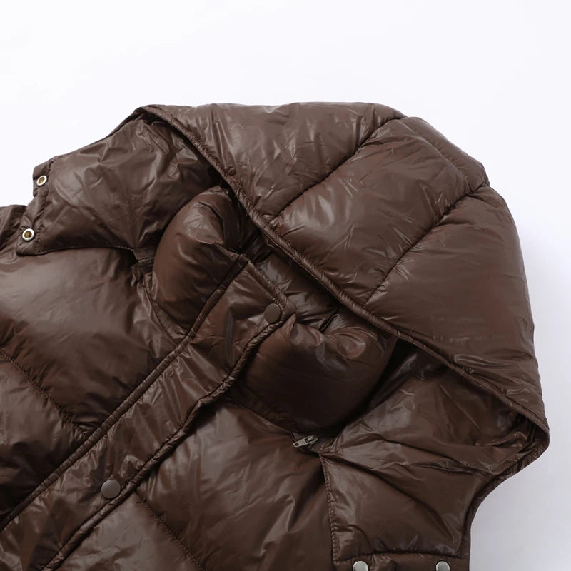 Chaqueta Mujer Cremallera Capucha - Chaqueta Acolchada Bolsillos Oversize 2025