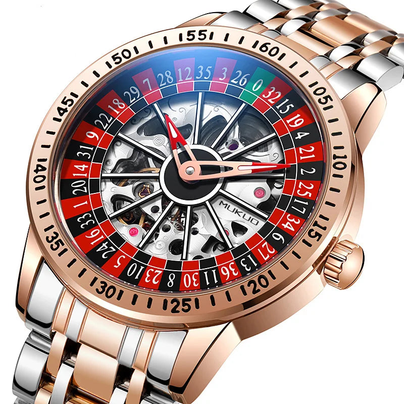 Reloj Hombre Mecánico Automático Luxury - Reloj Pulsera Impermeable Luminoso