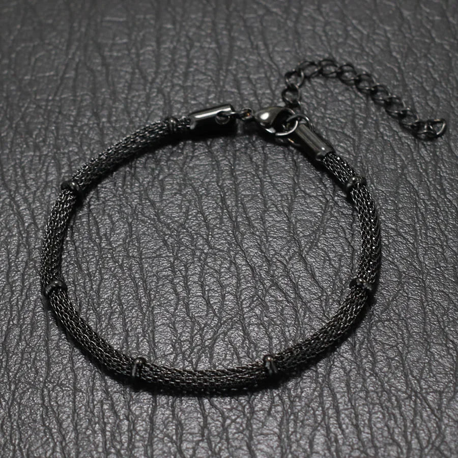 Pulsera Acero Inoxidable Hombre Ajustable - Hipoalergénica