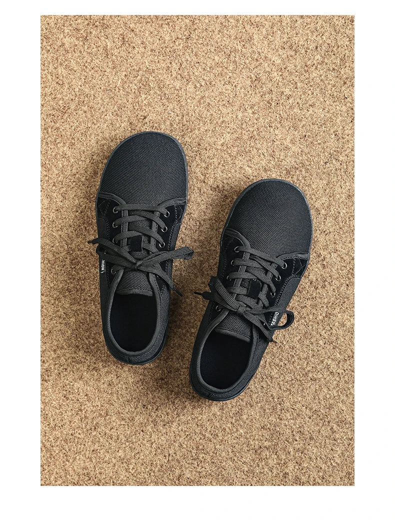 Zapatos Hombre Minimalistas Barefoot - Punta Ancha Zero Drop Transpirables Malla Ligeros Walking