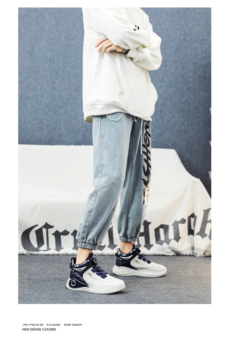 Sneakers Hombre Hebilla Giratoria - Cómodas Antideslizantes Cordones Duraderas Outdoor Actividades