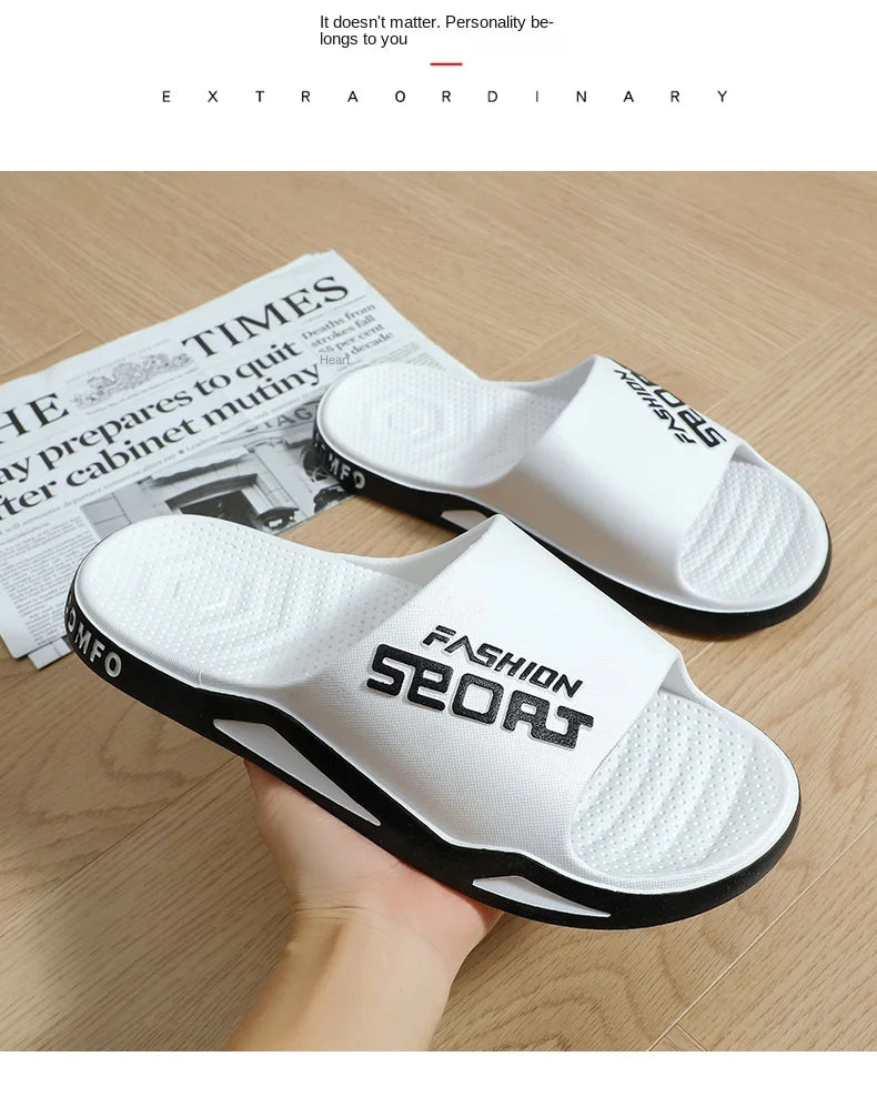Chanclas Hombre Baño Verano - Antideslizantes Trendy Interior Exterior Casa