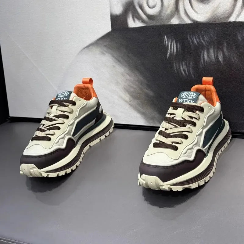 Sneakers Hombre Platform Deportivos - Sport Leisure Casual Antideslizantes Fashion Resistentes Loafers