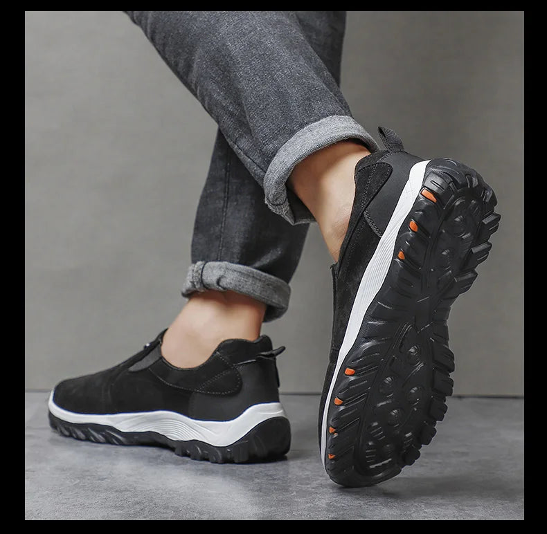 Zapatos Hombre Cómodos Casual - Walking Sneakers Slip-On Loafers Ligeros Mocasines