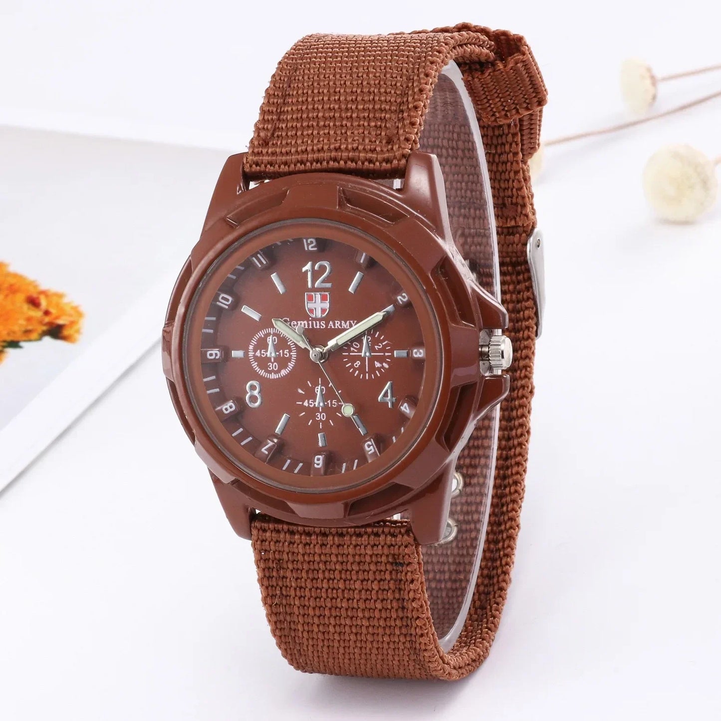 Reloj Fashion Luxury para Hombre - Cuarzo Gran Esfera Luminoso Resistente al Agua