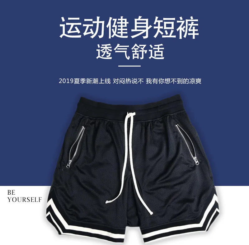 Shorts Deportivos Running Hombre - Pantalones Fitness Bádminton Baloncesto Verano