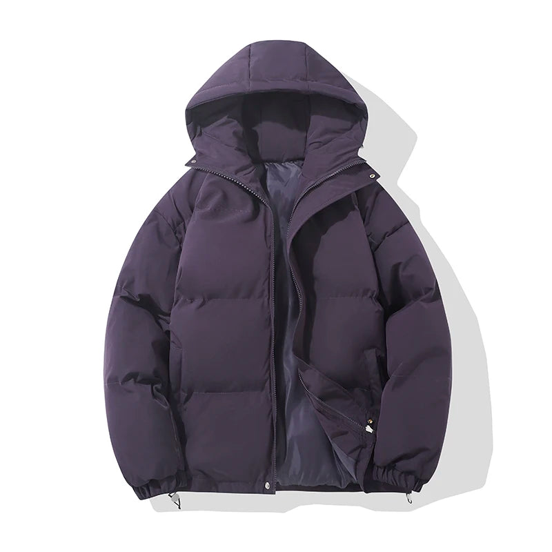 Chaqueta Puffer Mujer Cálida - Chaqueta Capucha Cremallera Algodón