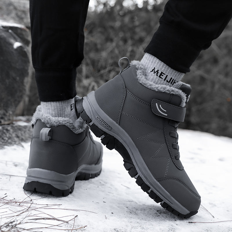 Botas Hombre Nieve Impermeables - Cálidas Invierno Senderismo Outdoor Montaña Escalada Sneaker Trekking