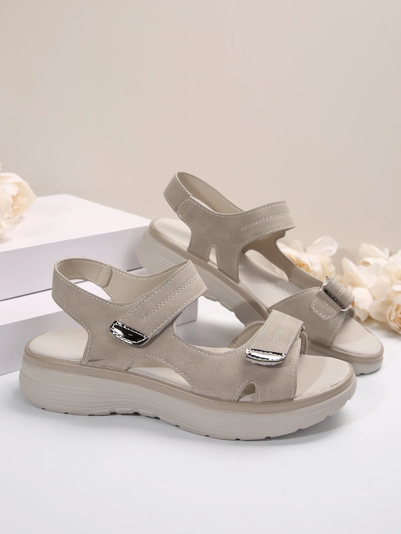 Sandalias Cuña Mujer 2025 - Zapatos Playa Antideslizantes Plataforma Ligeras