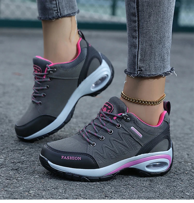 Sneakers Tacón Mujer 2025 - Zapatillas Vulcanizadas Casual Otoño