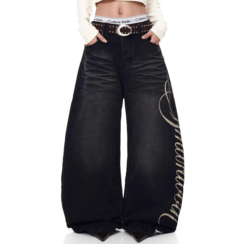 Vaqueros Mujer Y2K Rotos Vintage - Jeans Pierna Ancha Streetwear Unisex