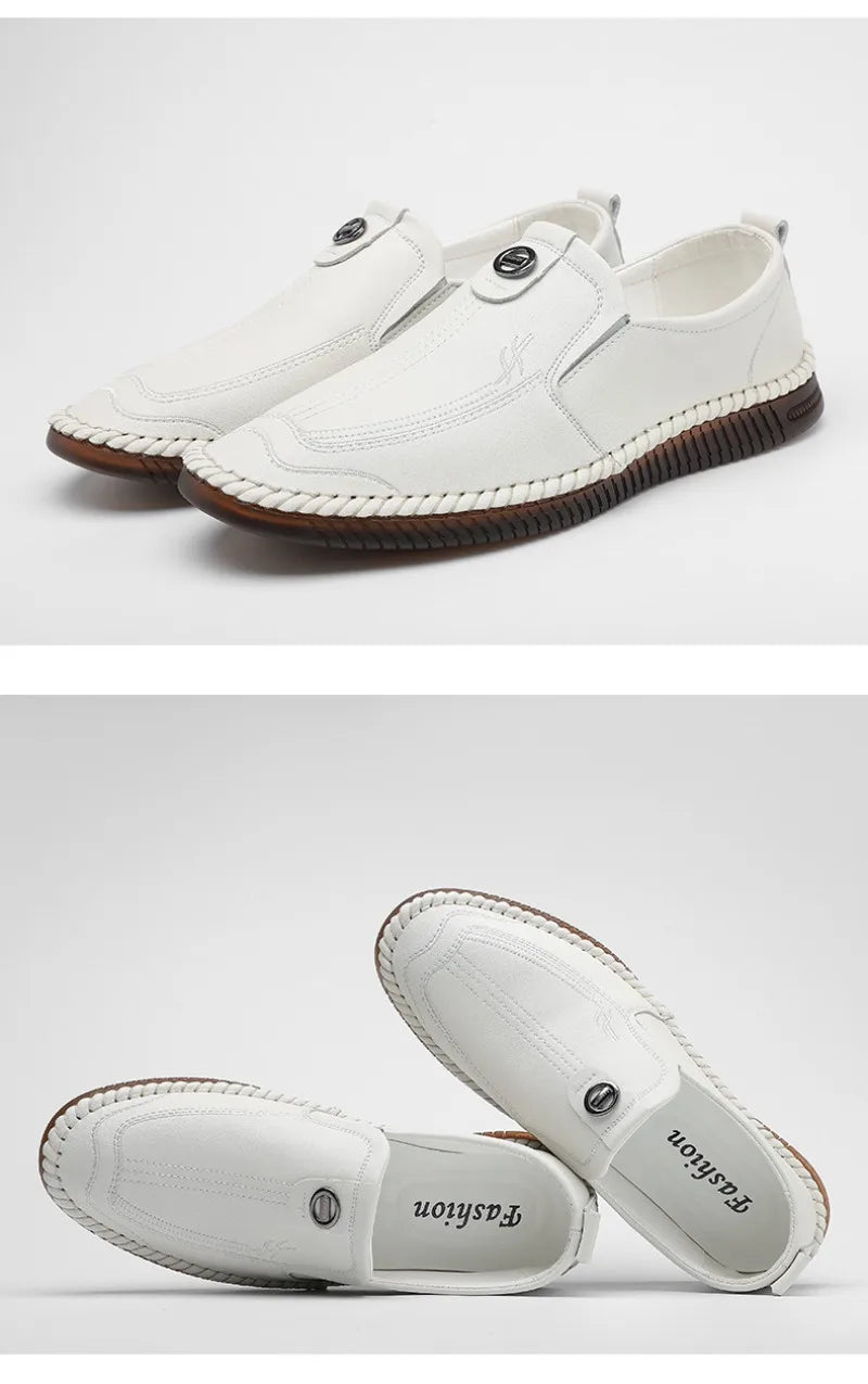 Zapatos Hombre Business Cuero - Vestir Clásicos Fashion Artesanales Conducción Loafers Mocasines