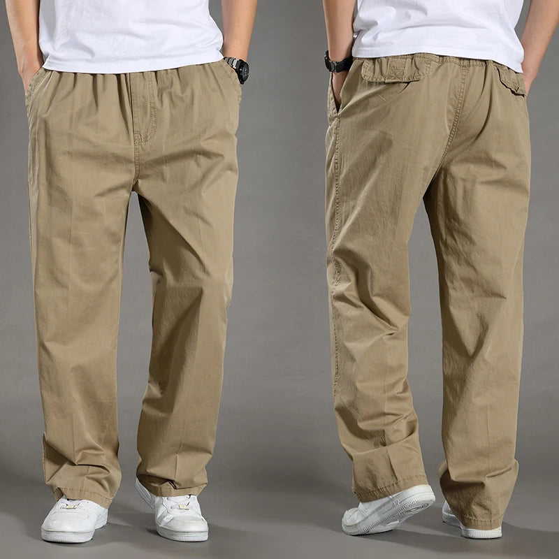 Pantalón Cargo Hombre Algodón - Pantalón Trabajo Verano 6XL