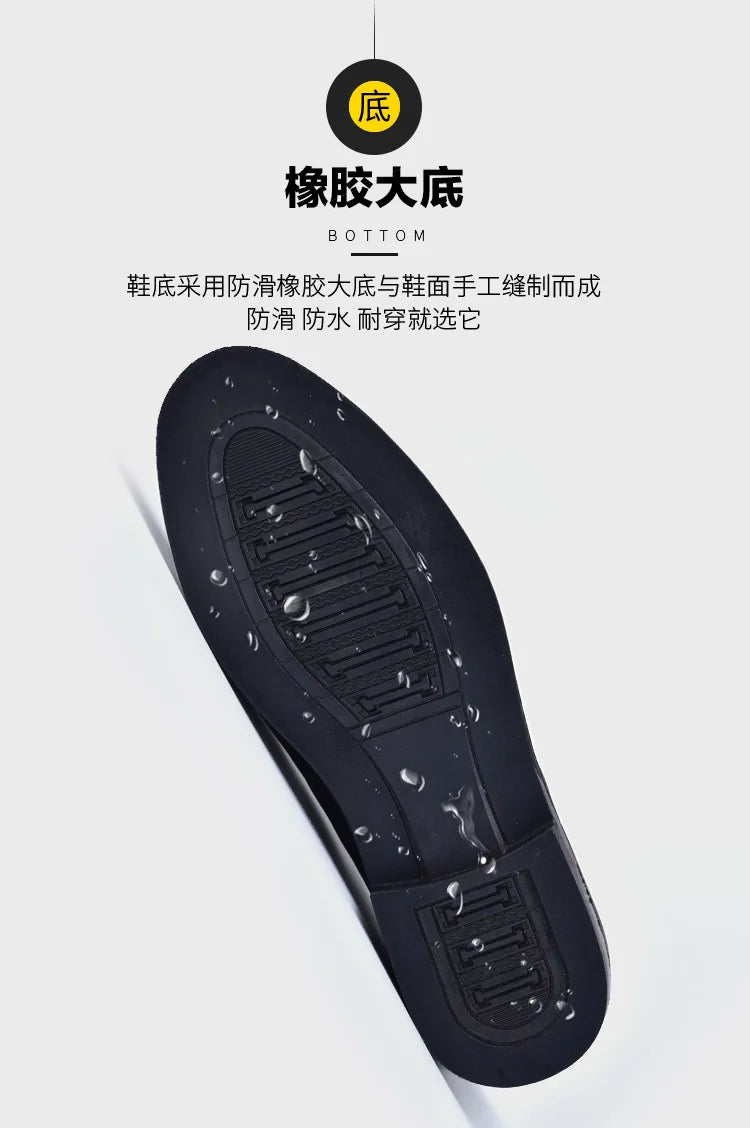 Zapatos Vestir Hombre Negros Cuero - Formales Boda Oficina Punta Puntiaguda Invierno 2024