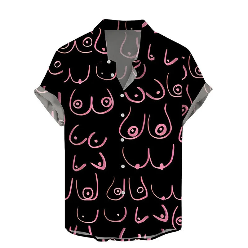 Camisa Hawaiana Hombre Verano - Manga Corta Casual Fashion Suelta Transpirable