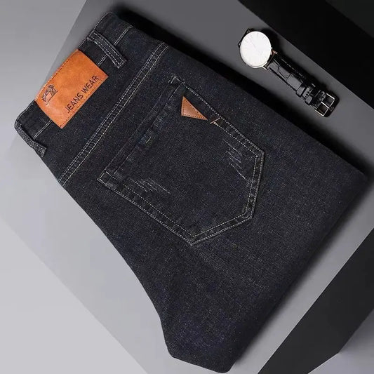 Vaqueros Hombre 2025 Stretch Slim Fit - Jeans Business Cómodos Suaves Marca