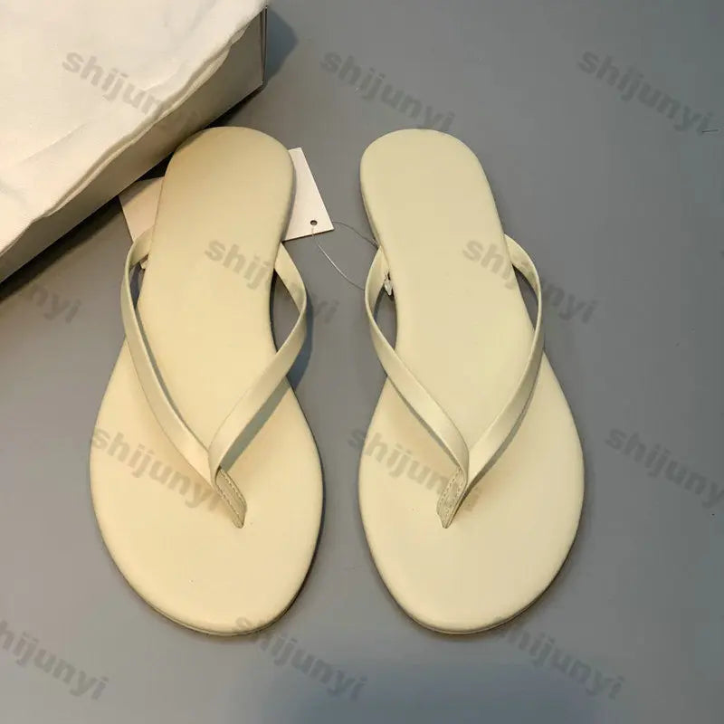 Chanclas Mujer 2025 Verano - Sandalias Planas Playa Transpirables Ligeras