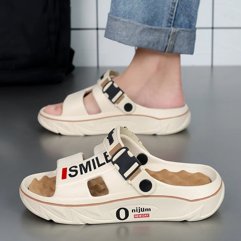 Chanclas Masaje Hombre 2025 - Sandalias Interior Exterior Playa Cómodas Unisex