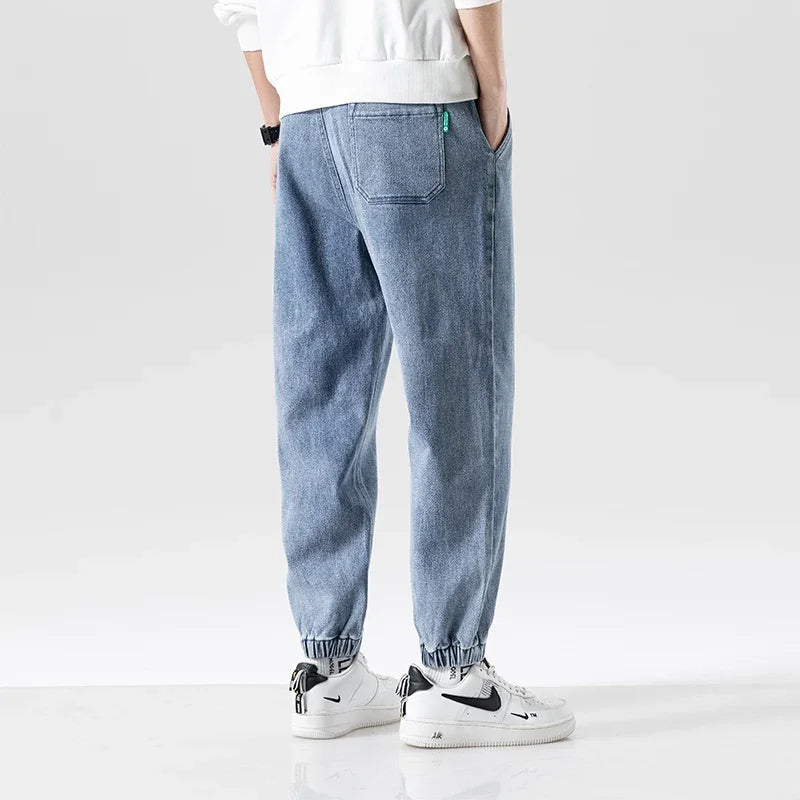 Vaqueros Baggy Hombre Primavera Verano - Jeans Streetwear Denim Joggers Algodón Harem Tallas Grandes