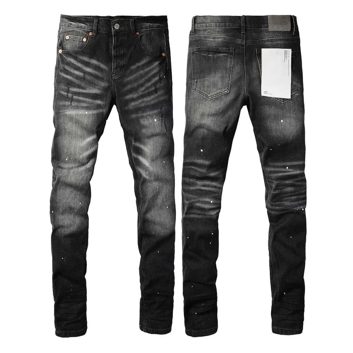 Vaqueros Hombre 2025 High Street Rotos - Jeans Skinny Desgastados Azul Cintura Baja Fashion