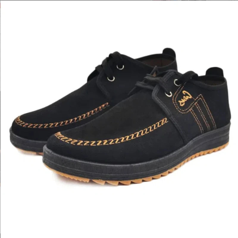 Zapatos Hombre Casual Transpirables - Loafers Sneakers 2023 Fashion Cómodos Planos Artesanales Retro Leisure